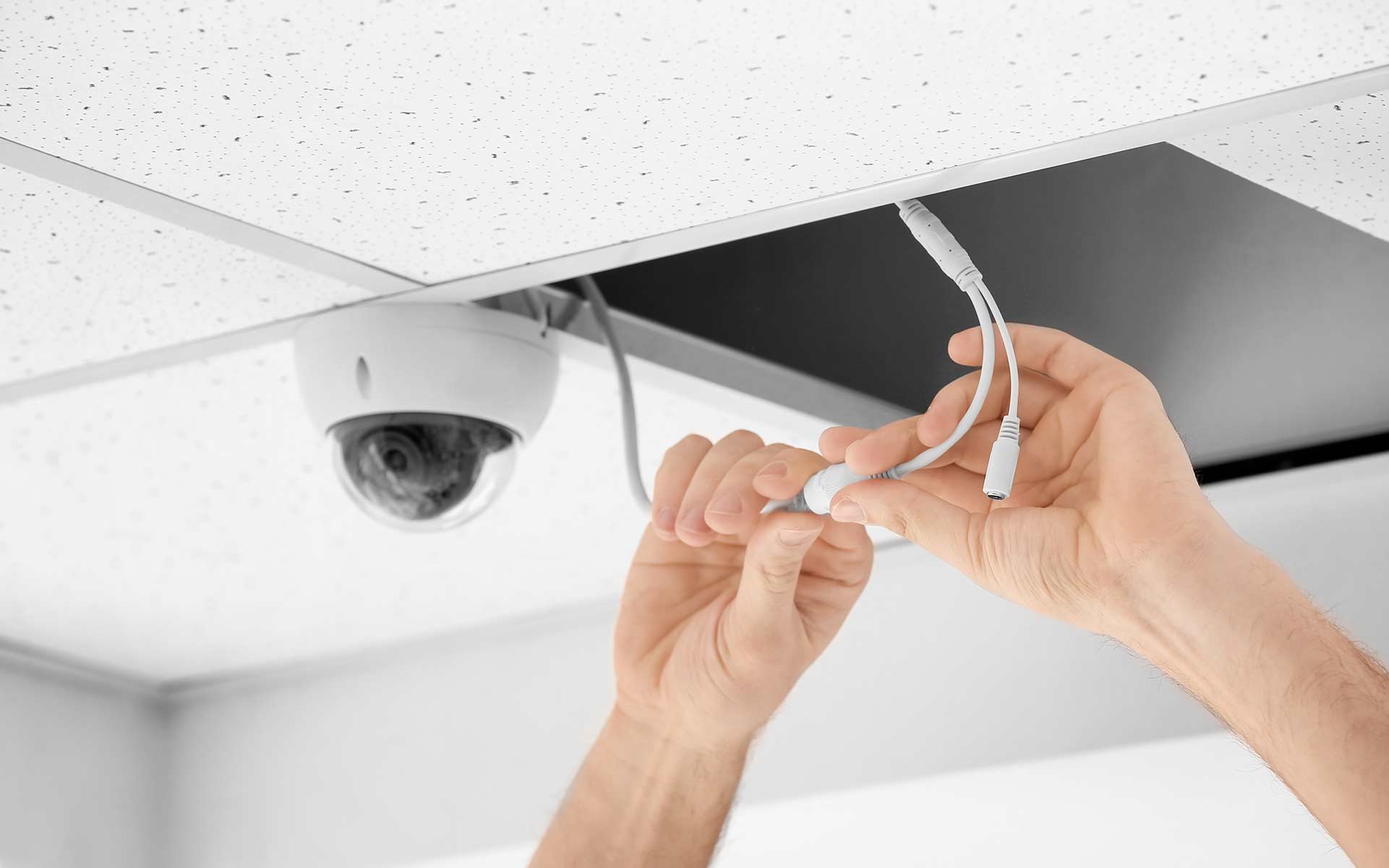 A2B Electrical's electricians can wire up CCTV cameras for properties in West Acton and the local area. 